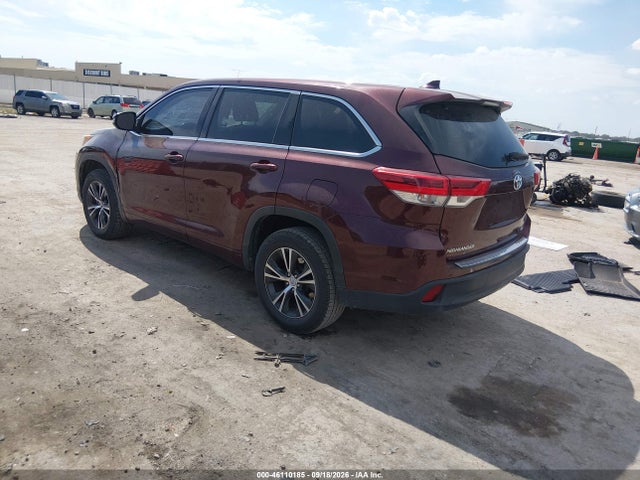 2017 Toyota Highlander Le Plus მანქანა იყიდება აუქციონზე, vin: 5TDZZRFH9HS214766, აუქციონის ნომერი: 46110185