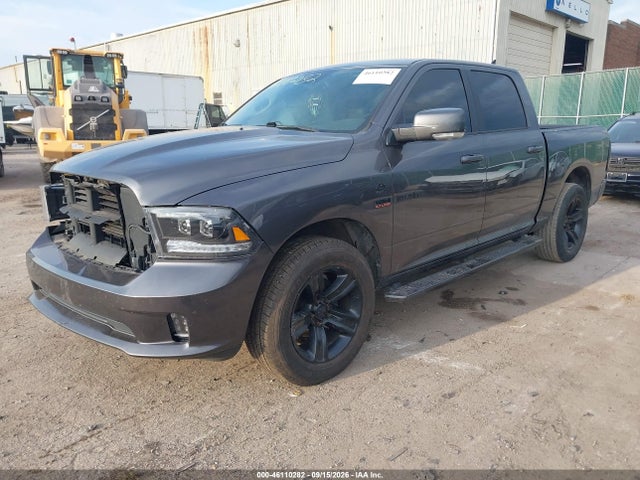46110282 :رقم المزاد ، 1C6RR7MT4JS196452 vin ، 2018 Ram 1500 Night  4x4 5'7 Box مزاد بيع