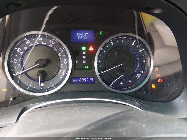 Aukcja sprzedaży 2013 Lexus Is 250, vin: JTHBF5C23D5186562, numer aukcji: 46110303