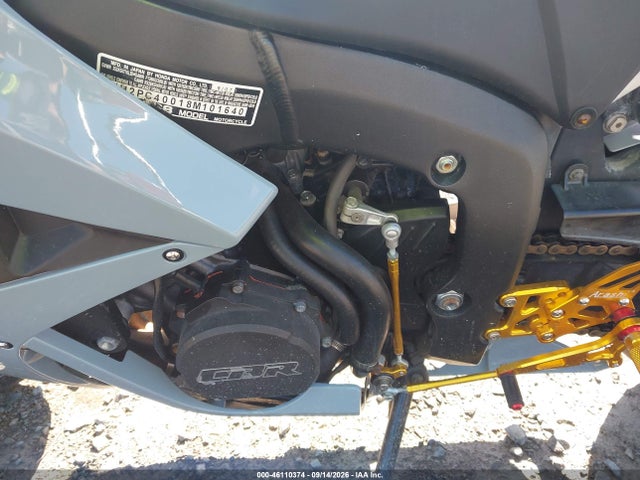 46110374 :رقم المزاد ، JH2PC40018M101640 vin ، 2008 Honda Cbr600 Rr مزاد بيع