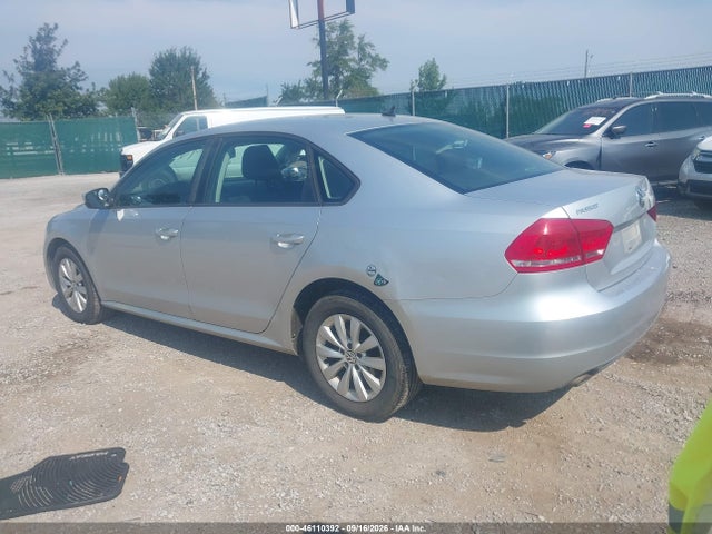 46110392 :رقم المزاد ، 1VWAP7A33DC086200 vin ، 2013 Volkswagen Passat 2.5l S مزاد بيع