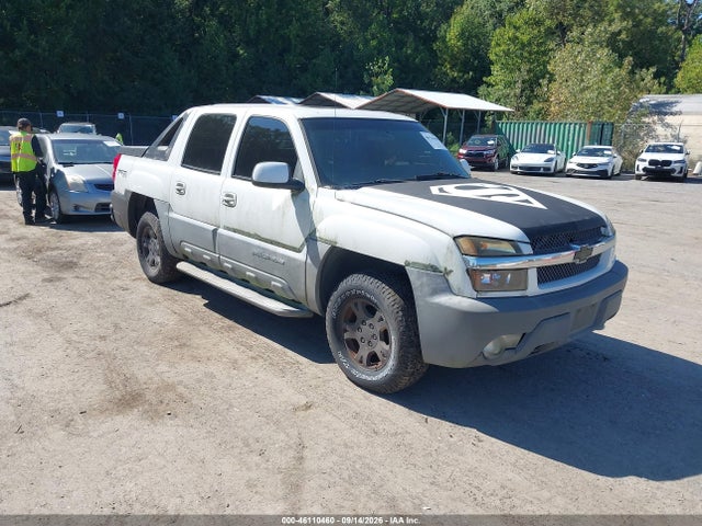 2002 Chevrolet Avalanche 1500 მანქანა იყიდება აუქციონზე, vin: 3GNEK13T62G251834, აუქციონის ნომერი: 46110460