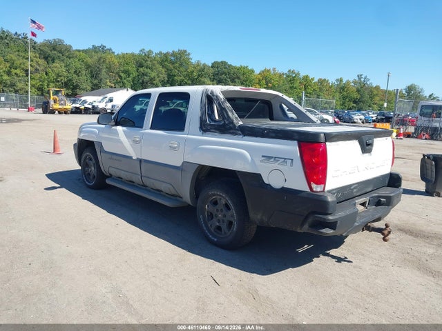 2002 Chevrolet Avalanche 1500 მანქანა იყიდება აუქციონზე, vin: 3GNEK13T62G251834, აუქციონის ნომერი: 46110460