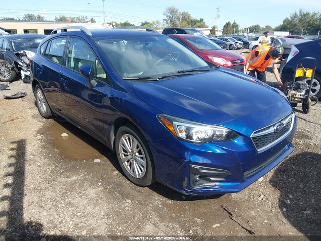 Aukcja sprzedaży 2018 Subaru Impreza 2.0i Premium, vin: 4S3GTAB62J3739108, numer aukcji: 46110487