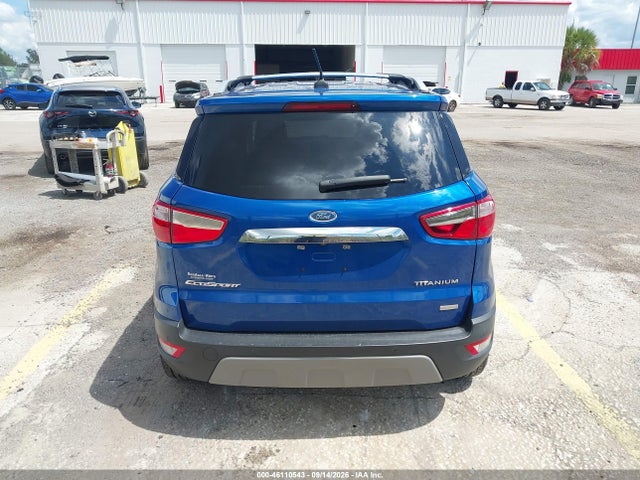 Продажа на аукционе авто 2019 Ford Ecosport Titanium, vin: MAJ3S2KE0KC276326, номер лота: 46110543