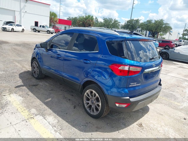 Продажа на аукционе авто 2019 Ford Ecosport Titanium, vin: MAJ3S2KE0KC276326, номер лота: 46110543