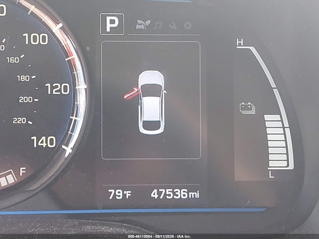 46110584 :رقم المزاد ، KMHC65LC4KU106926 vin ، 2019 Hyundai Ioniq Hybrid Blue مزاد بيع