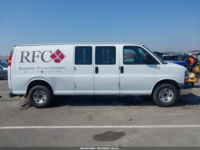 46110624 :رقم المزاد ، 1GCZGHF77N1163705 vin ، 2022 Chevrolet Express Cargo Rwd 3500 Extended Wheelbase Wt مزاد بيع