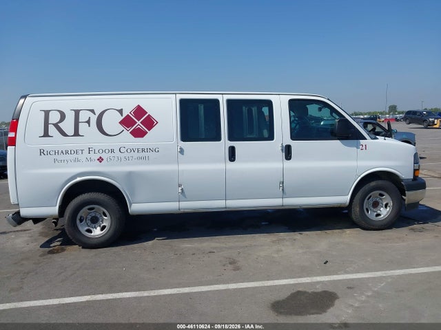 46110624 :رقم المزاد ، 1GCZGHF77N1163705 vin ، 2022 Chevrolet Express Cargo Rwd 3500 Extended Wheelbase Wt مزاد بيع