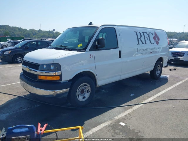 46110624 :رقم المزاد ، 1GCZGHF77N1163705 vin ، 2022 Chevrolet Express Cargo Rwd 3500 Extended Wheelbase Wt مزاد بيع