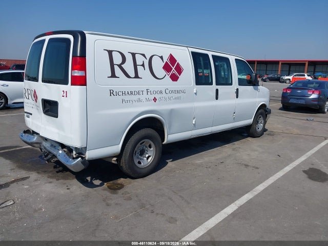 46110624 :رقم المزاد ، 1GCZGHF77N1163705 vin ، 2022 Chevrolet Express Cargo Rwd 3500 Extended Wheelbase Wt مزاد بيع