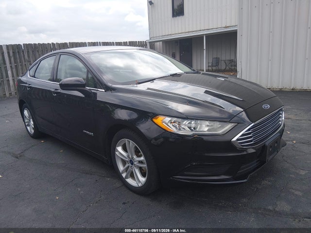 46110756 :رقم المزاد ، 3FA6P0UU0JR273725 vin ، 2018 Ford Fusion Hybrid S مزاد بيع