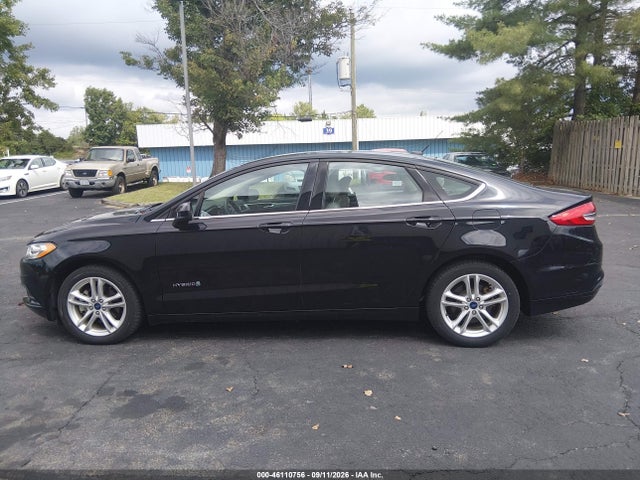 46110756 :رقم المزاد ، 3FA6P0UU0JR273725 vin ، 2018 Ford Fusion Hybrid S مزاد بيع