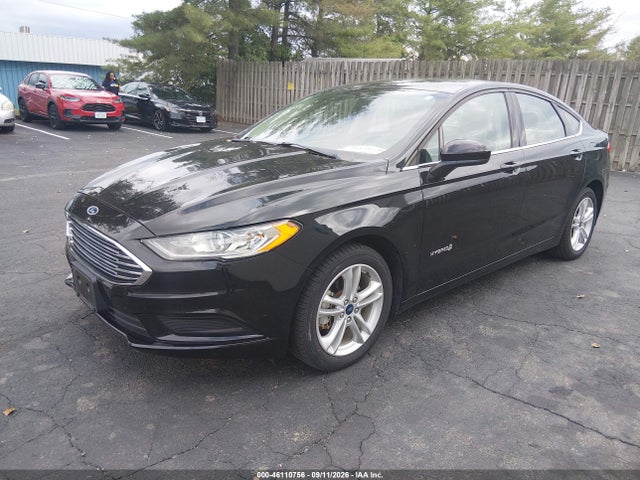 46110756 :رقم المزاد ، 3FA6P0UU0JR273725 vin ، 2018 Ford Fusion Hybrid S مزاد بيع