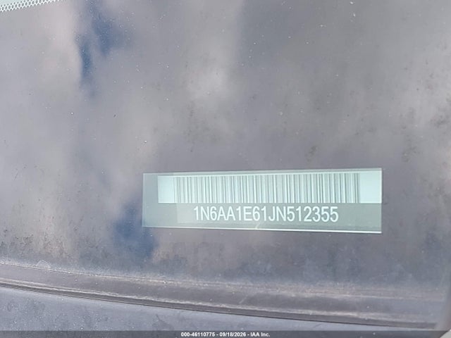 Aukcja sprzedaży 2018 Nissan Titan Sv, vin: 1N6AA1E61JN512355, numer aukcji: 46110775