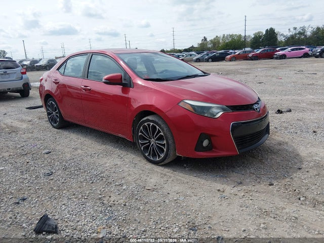 46110782 :رقم المزاد ، 2T1BURHE8FC398123 vin ، 2015 Toyota Corolla S Plus مزاد بيع
