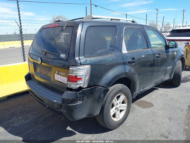 2008 Mercury Mariner Hybrid მანქანა იყიდება აუქციონზე, vin: 4M2CU29H18KJ26898, აუქციონის ნომერი: 46110861