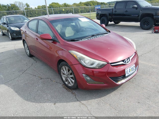 Auction sale of the 2014 Hyundai Elantra Se, vin: 5NPDH4AE9EH478777, lot number: 46110985