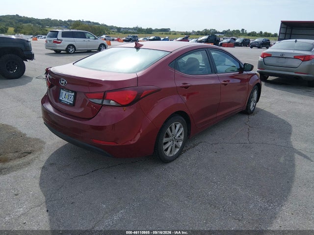 Продаж на аукціоні авто 2014 Hyundai Elantra Se, vin: 5NPDH4AE9EH478777, номер лоту: 46110985