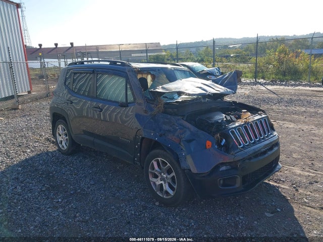 2016 Jeep Renegade Latitude მანქანა იყიდება აუქციონზე, vin: ZACCJBBT5GPE39101, აუქციონის ნომერი: 46111079