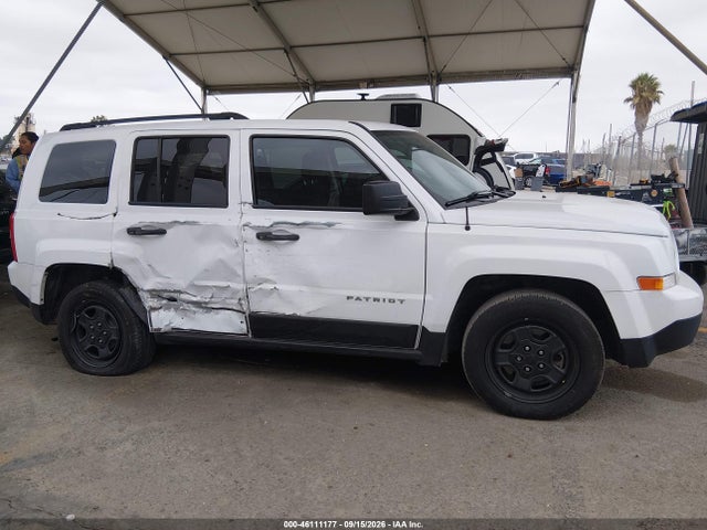 Продажа на аукционе авто 2016 Jeep Patriot Sport, vin: 1C4NJPBAXGD784384, номер лота: 46111177