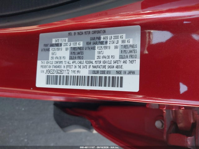 Aukcja sprzedaży 2016 Mazda Cx-5 Grand Touring, vin: JM3KE2DY9G0601172, numer aukcji: 46111187