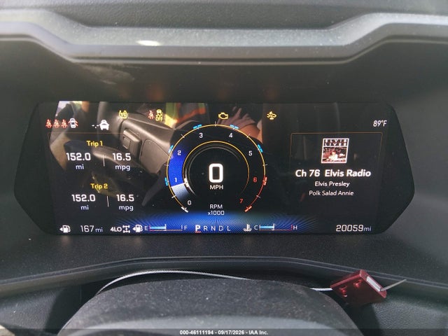 46111194 :رقم المزاد ، 1GCPTEEKXS1175592 vin ، 2025 Chevrolet Colorado 4wd Trail Boss مزاد بيع