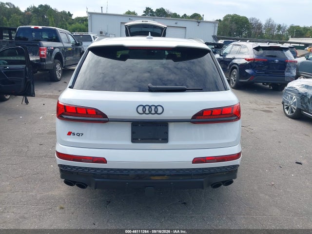 46111264 :رقم المزاد ، WA1VWBF7XSD020072 vin ، 2025 Audi Sq7 Prestige Tfsi Quattro Tiptronic مزاد بيع