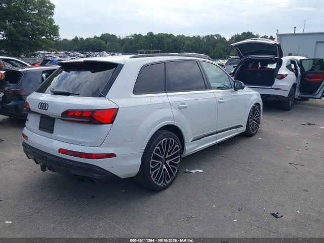 46111264 :رقم المزاد ، WA1VWBF7XSD020072 vin ، 2025 Audi Sq7 Prestige Tfsi Quattro Tiptronic مزاد بيع