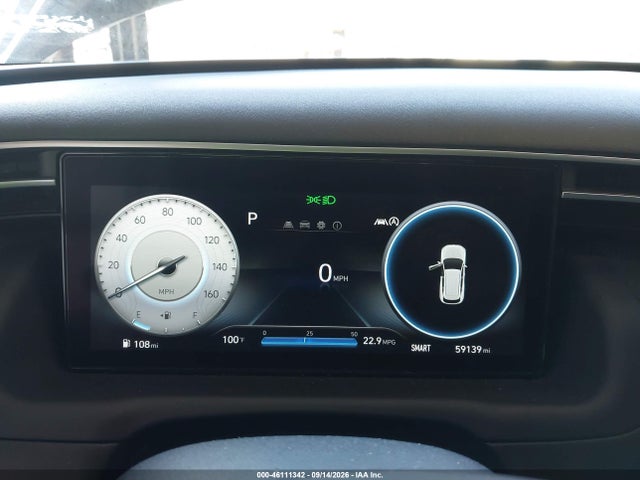 46111342 :رقم المزاد ، 5NMJFCAE4NH103010 vin ، 2022 Hyundai Tucson Sel مزاد بيع