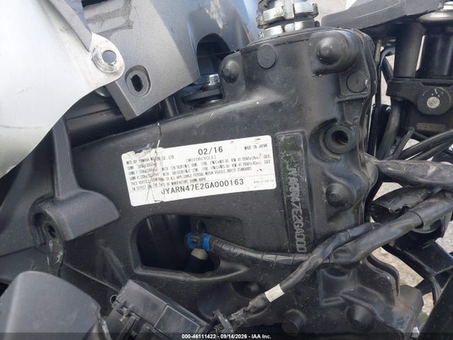 Aukcja sprzedaży 2016 Yamaha Xsr900 60th Anniversary, vin: JYARN47E2GA000163, numer aukcji: 46111422