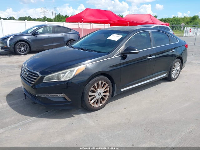 2015 Hyundai Sonata Limited მანქანა იყიდება აუქციონზე, vin: 5NPE34AFXFH189355, აუქციონის ნომერი: 46111456