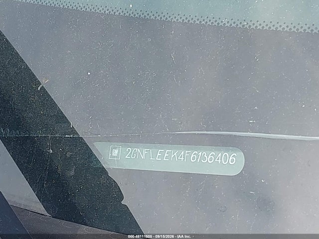 46111505 :رقم المزاد ، 2GNFLEEK4F6136406 vin ، 2015 Chevrolet Equinox Ls مزاد بيع
