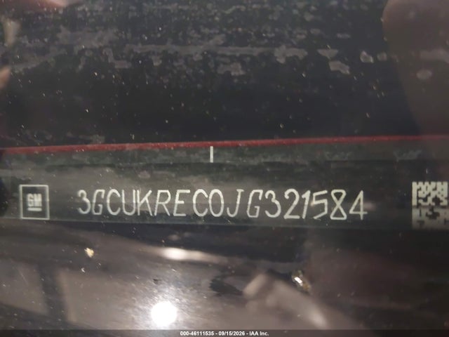 Aukcja sprzedaży 2018 Chevrolet Silverado 1500 2lt, vin: 3GCUKREC0JG321584, numer aukcji: 46111535