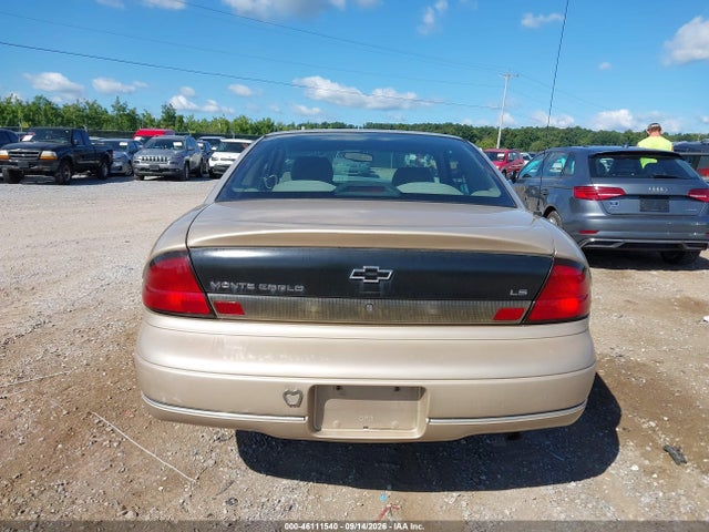 1999 Chevrolet Monte Carlo Ls მანქანა იყიდება აუქციონზე, vin: 2G1WW12M3X9259752, აუქციონის ნომერი: 46111540