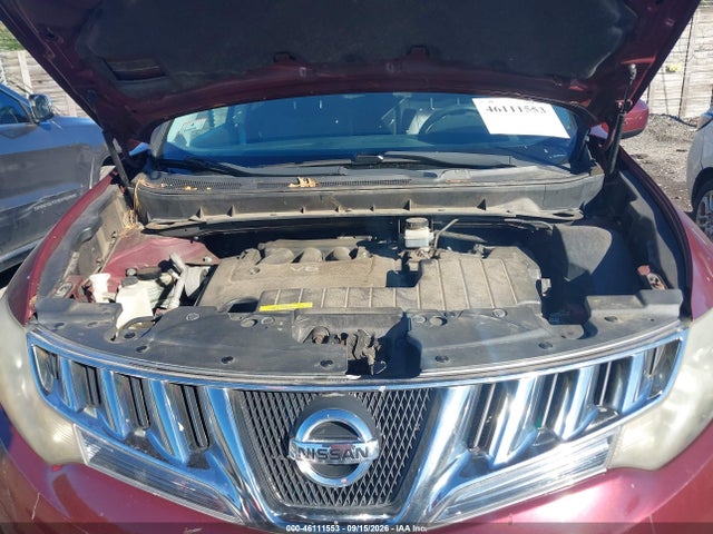 Auction sale of the 2010 Nissan Murano Sl, vin: JN8AZ1MW9AW129467, lot number: 46111553