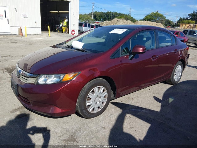 Продаж на аукціоні авто 2012 Honda Civic Lx, vin: 2HGFB2F53CH553259, номер лоту: 46111597