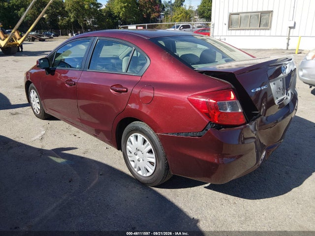 Продаж на аукціоні авто 2012 Honda Civic Lx, vin: 2HGFB2F53CH553259, номер лоту: 46111597