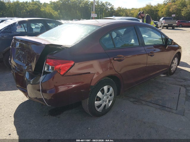 Продаж на аукціоні авто 2012 Honda Civic Lx, vin: 2HGFB2F53CH553259, номер лоту: 46111597
