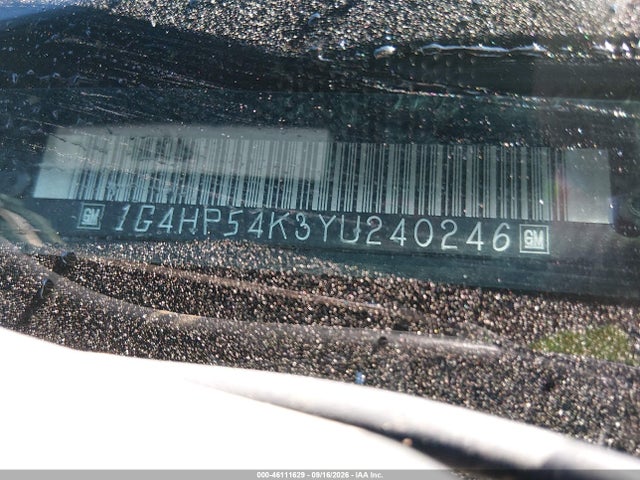 Продажа на аукционе авто 2000 Buick Lesabre Custom, vin: 1G4HP54K3YU240246, номер лота: 46111629