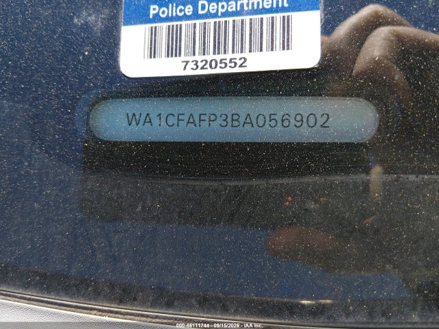 46111744 :رقم المزاد ، WA1CFAFP3BA056902 vin ، 2011 Audi Q5 2.0t Premium مزاد بيع