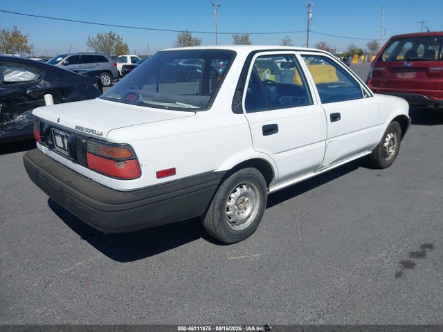 46111875 :رقم المزاد ، JT2AE91AXL3390277 vin ، 1990 Toyota Corolla مزاد بيع