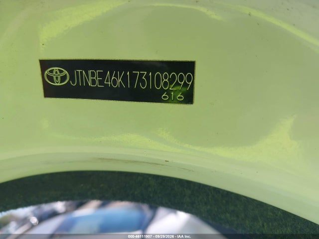 46111907 :رقم المزاد ، JTNBE46K173108299 vin ، 2007 Toyota Camry Le مزاد بيع