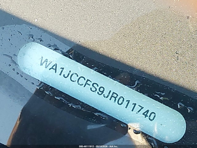 46111912 :رقم المزاد ، WA1JCCFS9JR011740 vin ، 2018 Audi Q3 2.0t Premium مزاد بيع