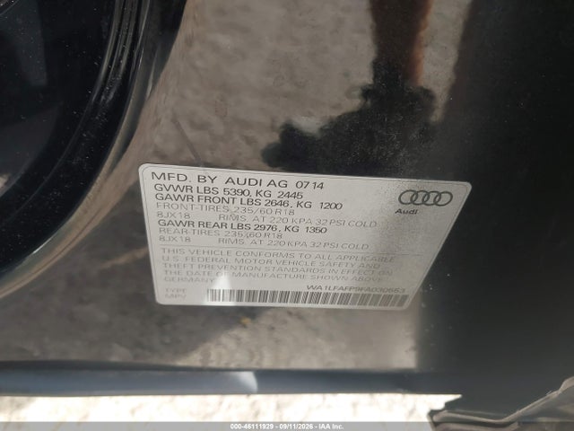 Audi Q5 2.0t Premium 2015 WA1LFAFP9FA030553 Image 9