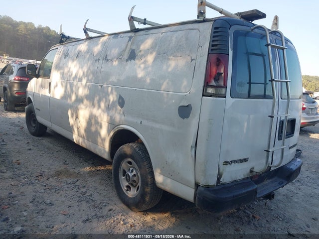 2001 Chevrolet Express მანქანა იყიდება აუქციონზე, vin: 1GCGG29R311156391, აუქციონის ნომერი: 46111931