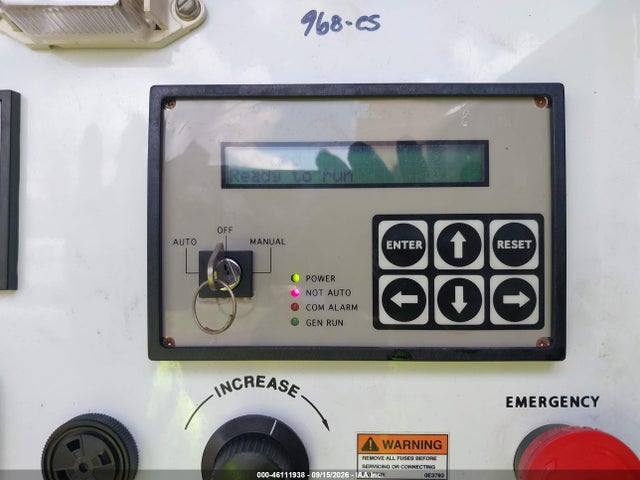46111938 :رقم المزاد ، 1U9BS15254J087118 vin ، 2004 Generator Generator مزاد بيع