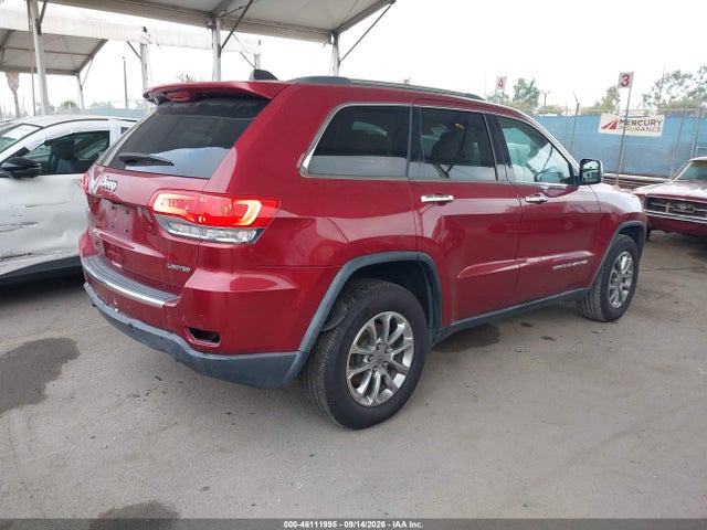 Продаж на аукціоні авто 2015 Jeep Grand Cherokee Limited, vin: 1C4RJFBGXFC779125, номер лоту: 46111995