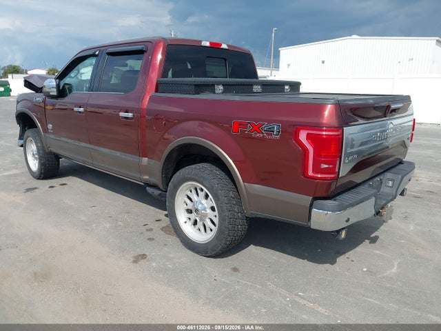 2015 Ford F-150 King Ranch მანქანა იყიდება აუქციონზე, vin: 1FTEW1EG0FFA32727, აუქციონის ნომერი: 46112026