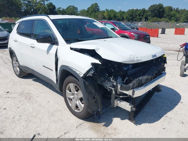Auction sale of the 2022 Jeep Compass Latitude Fwd, vin: 3C4NJCBB1NT218428, lot number: 46112059